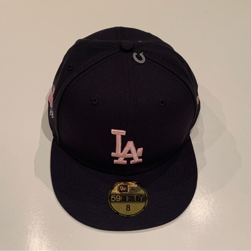 NWT New Era Los Angeles Dodgers Baseball Cap Black Size 8